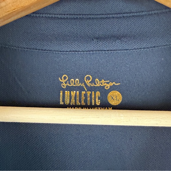 Lilly Pulitzer Brickell Dress UPF 50+ Black Collared Long Sleeve Size XL. New - Picture 7 of 7